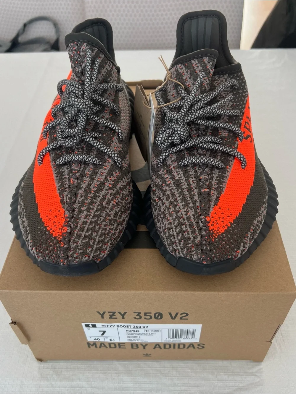adidas Yeezy Boost 350 V2 Brown with Orange Accent
